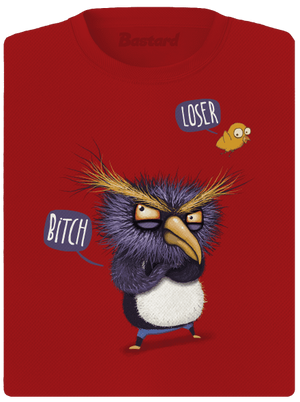 Tučniak nelieta dámske športové tričko Red Mal