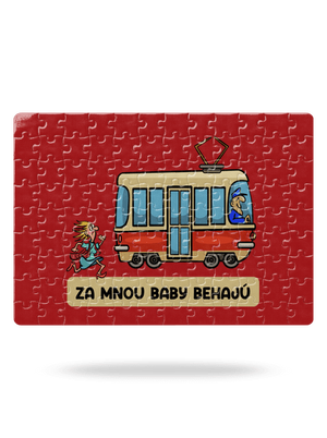 Za mnou baby behajú puzzle White