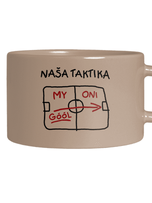 Naša taktika hrnček makronka Brown Macaron