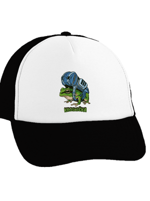 Krosnička šiltovka truckerka Black cap