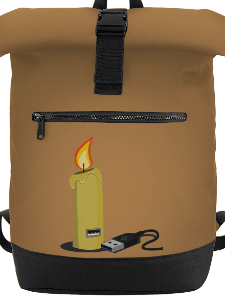 USB sviečka batoh Caramel