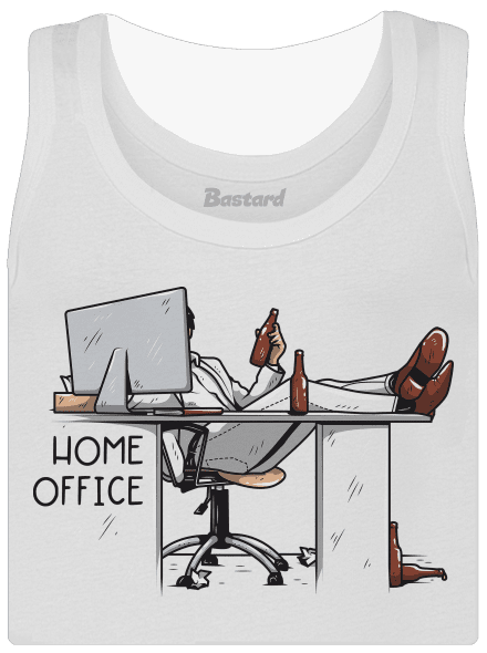 Home Office dámske tielko klasické White