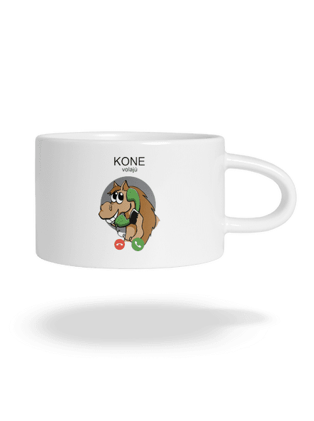 Kone volajú hrnček makronka White