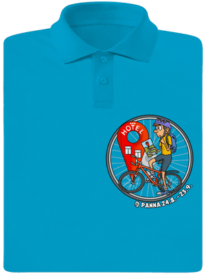 Cyklistický horoskop: Panna pánska polokošeľa Blue Atol