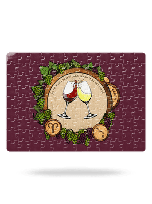 Vínny horoskop: Baran puzzle White