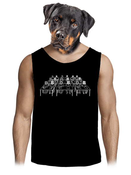 Cimrman: Debil, blbeček pánske tielko Black