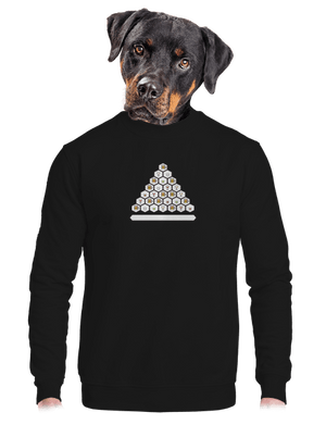 Obrázkový alko kvíz a fix unisex mikina bez kapucne Black