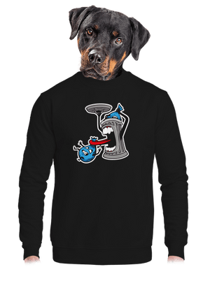 unisex mikina bez kapucne