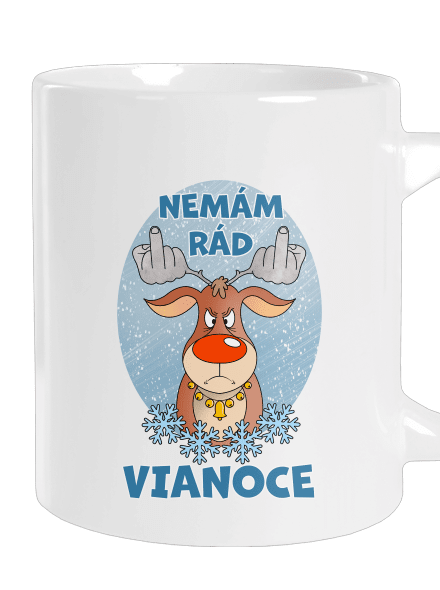 Nemám rád Vianoce veľký hrnček White