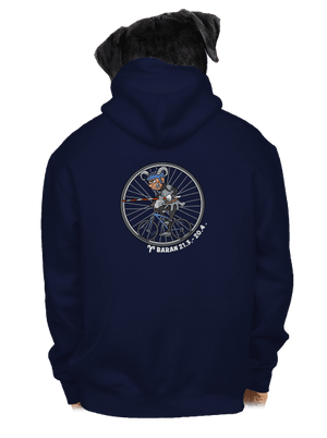 Cyklistický horoskop: Baran pánska mikina na zips Navy