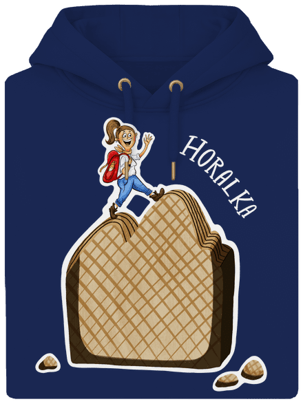 Horalka unisex mikina premium Navy