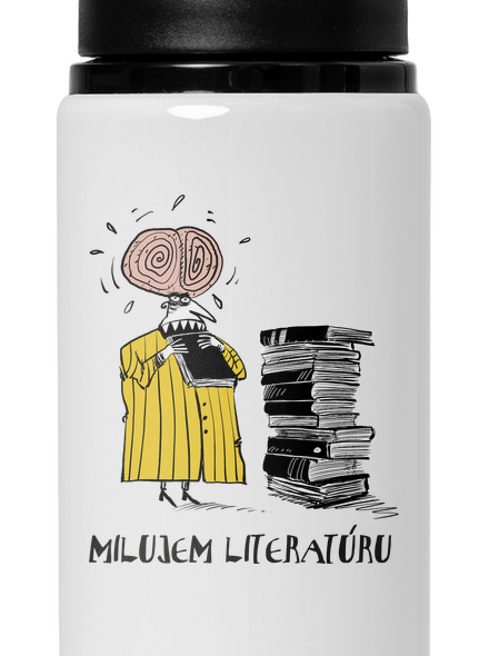 Milujem literatúru flaša na vodu White