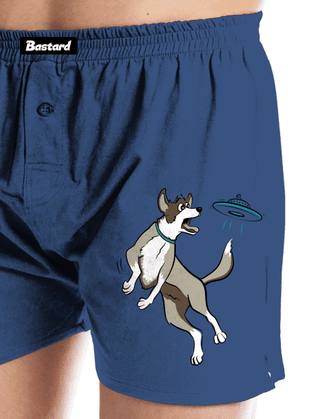 Lietajúci tanier pánske trenky Blue