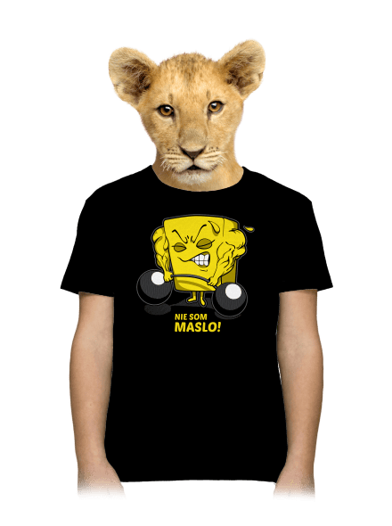 Nie som maslo detské tričko Black