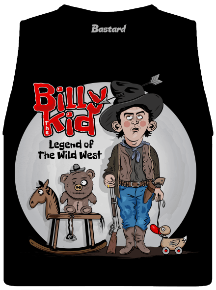 Billy The Kid dámske tielko voľné Black