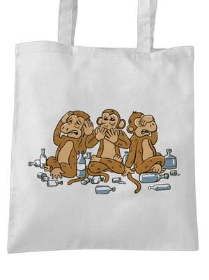 Trojnásobná opica taška White