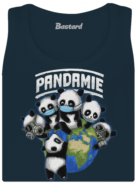 Pandamie dámske tielko klasické Navy