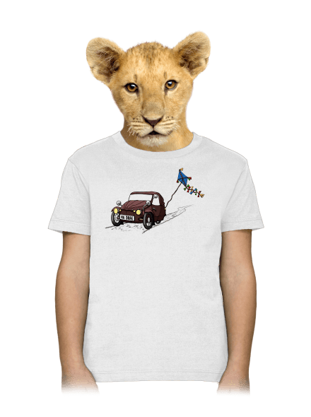 Hadrák detské tričko White