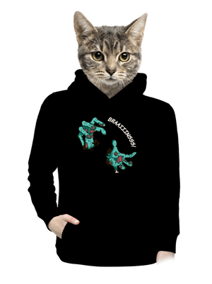 dámska mikina klokanka