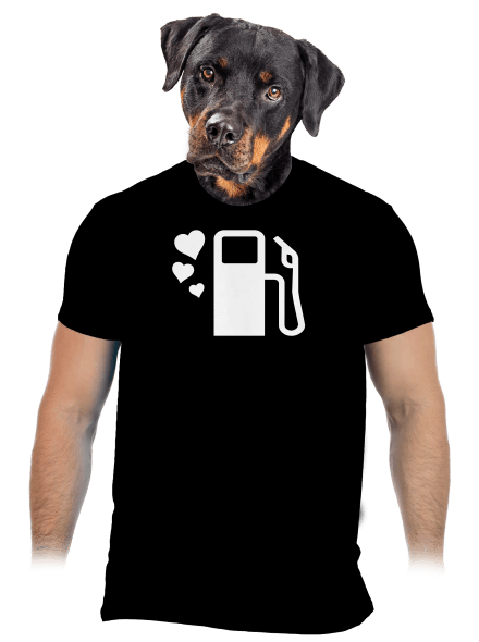 Plnú prosím pánske tričko Black