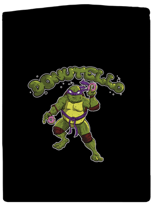 Donutello pánska mikina na zips Black