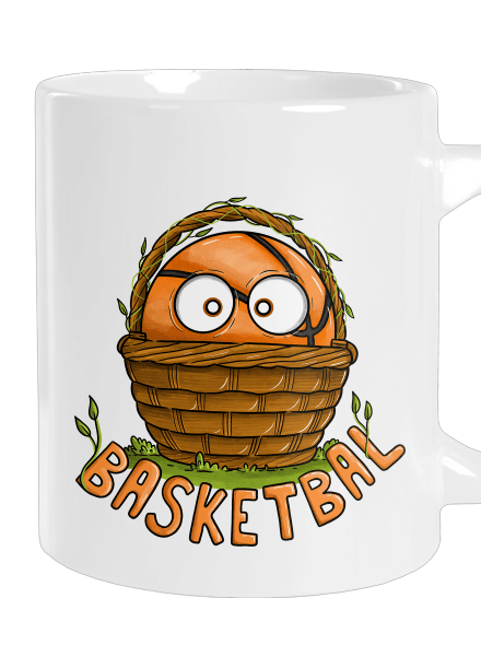 Basketbal veľký hrnček White