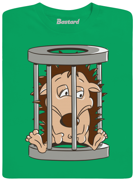 Jažeček v klietke detské tričko Kelly Green