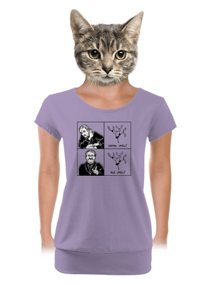 Cimrman: Copak jmelí dámske tričko s lemom Lavender