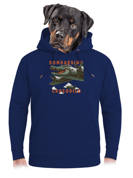 Bombardino Crocodilo – Italian Brainrot unisex mikina premium Navy
