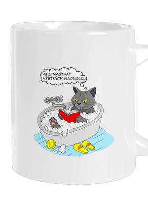 Ako všetkých naštvať veľký hrnček White