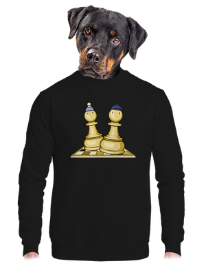 Šach a Mat unisex mikina bez kapucne Black