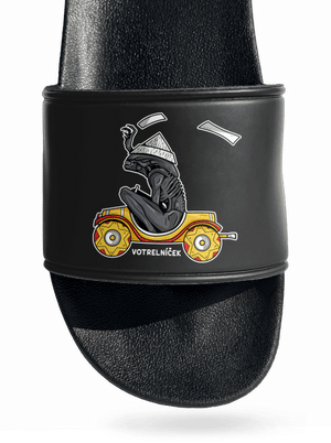 Votrelníček šľapky Black