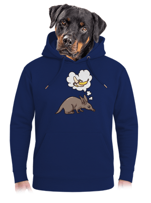 Samica hrabáča unisex mikina premium Navy