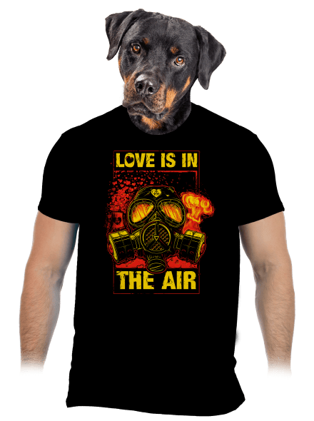 Love is in the Air pánske tričko Black