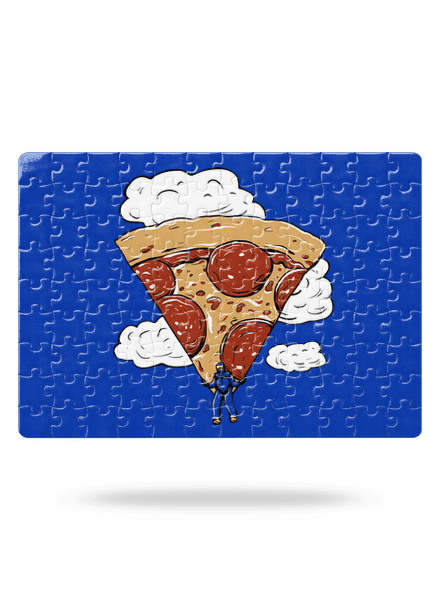 Pizzašutista puzzle White