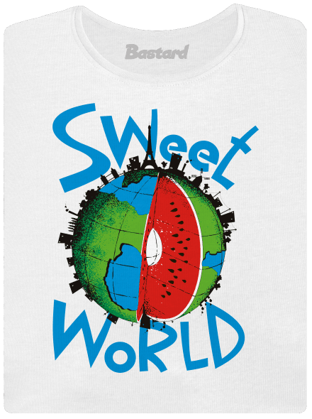 Sweet World dámske tričko White
