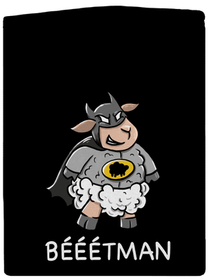 Bééétman pánska mikina na zips Black