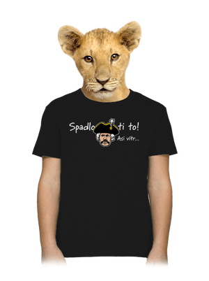 Spadlo ti to detské tričko Black