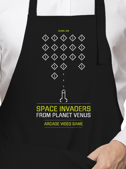 Space Invaders zástera Black