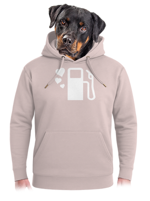 Plnú prosím unisex mikina premium Rose Chalk