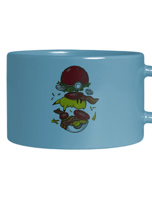 Pokémon burger hrnček makronka Blue Macaron