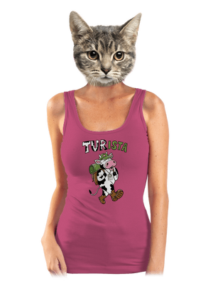 Tur na cestách dámske tielko klasické Magenta