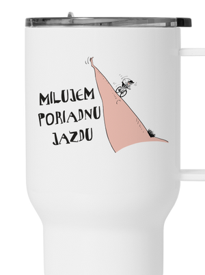Milujem jazdu termohrnček White