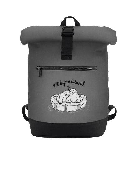 Milujem túlenie batoh Grey Marl