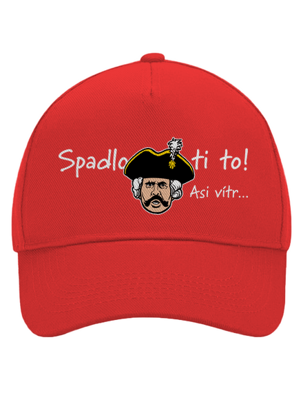 Spadlo ti to šiltovka baseballka Classic Red