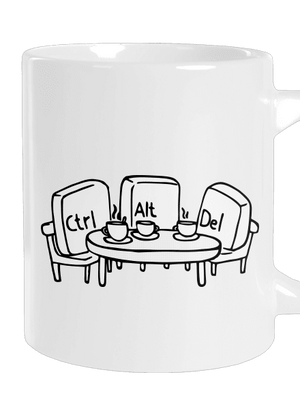 Nerozluční kamaráti veľký hrnček White