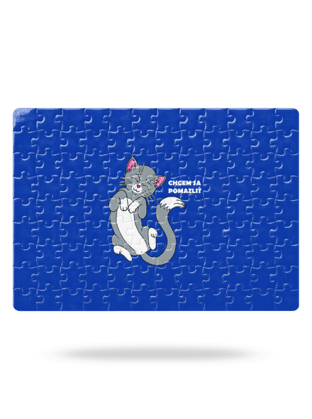 Chcem sa pomazliť puzzle White