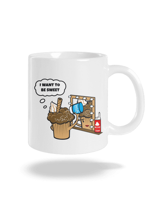 Sweet muffin klasický hrnček White