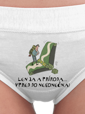 turistika na páse dámske nohavičky White