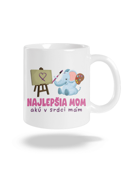Najlepšia mom klasický hrnček White